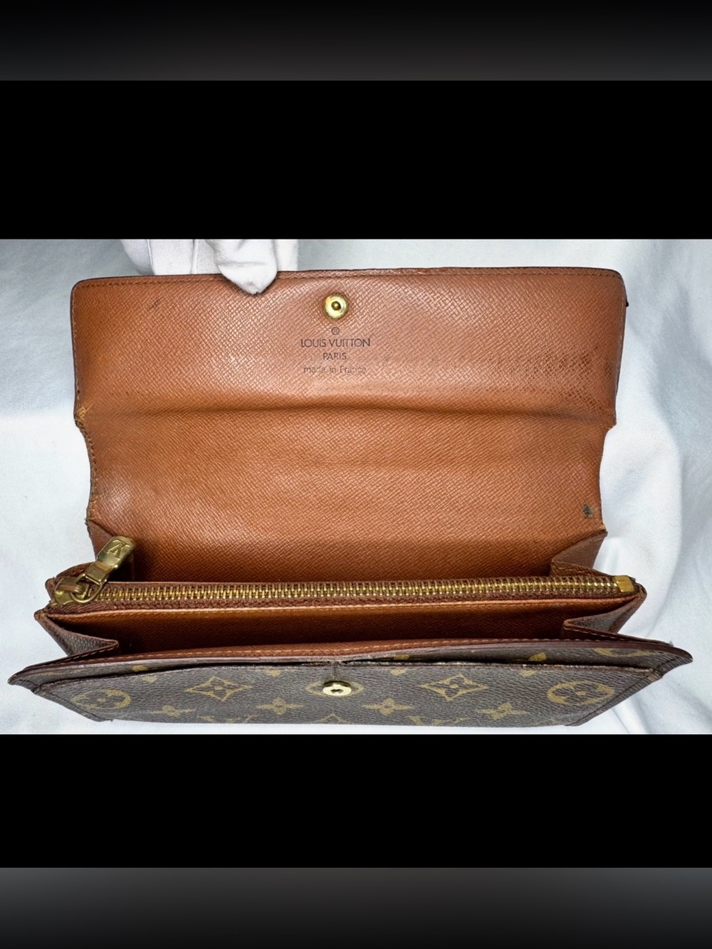 Louis Vuitton Authentic Vintage Monogram Sarah Wallet 1999! w/ COA!! - Picture 10 of 17